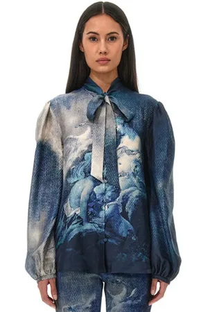 Roberto Cavalli Blouses, female, , M, Silk Blouse