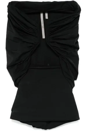 Rick Owens Sleeveless Tops, female, , M, Off-Shoulder Cut-Out Top