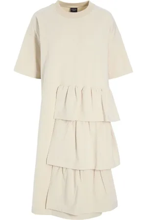 Bitte Kai Rand Midi Dresses, female, , XS, Elegant Ivory Flounce Dress