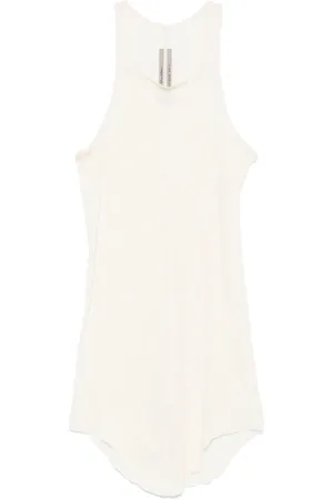 Rick Owens Sleeveless Tops, male, , M, Ribbed Tank Top