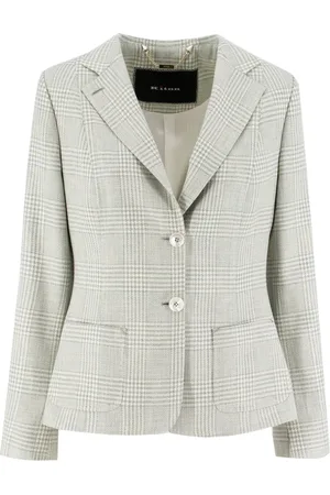 Kiton Blazers, female, , L, Silk Blend Single-Breasted Jacket