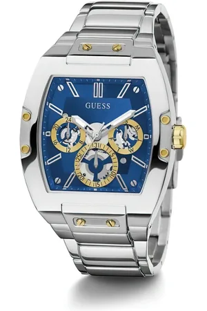 Guess Stainless Steel Watch Blue Dial