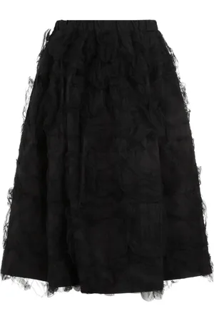 Comme des Garçons Midi Skirts, female, , M, Textured Midi Skirt