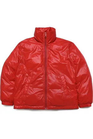 Diesel Winterjackets, unisex, , 16 Y, Jupiter Junior: Padded jacket with mega logo