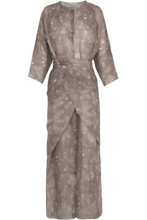 Cortana Midi Dresses, female, , L, Midi Shirt Dress with Overskirt