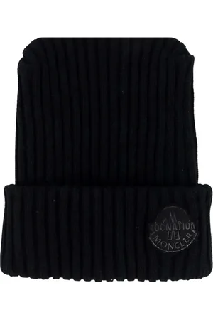 Moncler Beanies, male, , ONE SIZE, Beanie with Logo Patch
