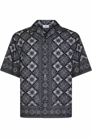 Etro Short Sleeve Shirts, male, , S, Bowling Shirt
