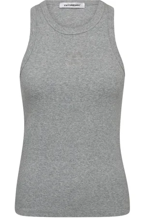 Co`Couture Sleeveless Tops, female, , L, Embroidered Tank Top