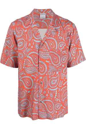 MARCELO BURLON Paisley Short Sleeve Shirt