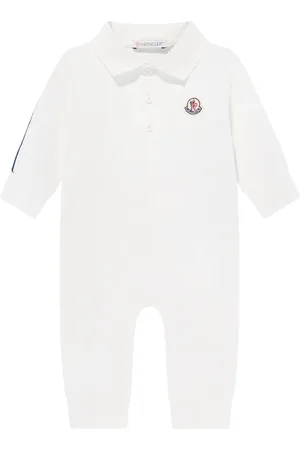 Moncler Jumpsuits, male, , 9 M, Logo Romper