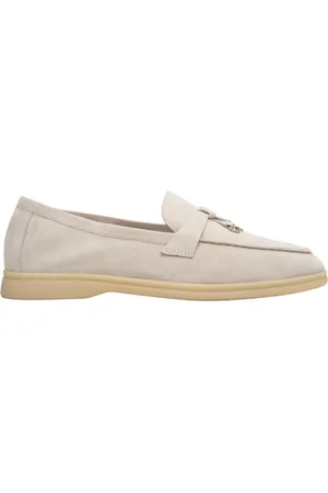 Estro Loafers, female, , 4 UK, Cream Tassel Loafers