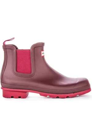 Hunter Chelsea Boots, male, , 11 UK, Burgundy Chelsea Boots