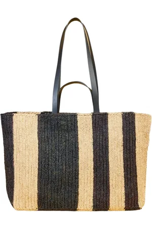 LIVIANA CONTI Tote Bags, female, , ONE SIZE, Striped Crochet Maxi Tote Bag