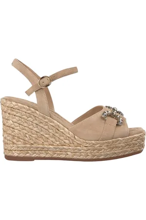 Alma en Pena Wedges, female, , 9 UK, Wedge with rhinestones stirrup