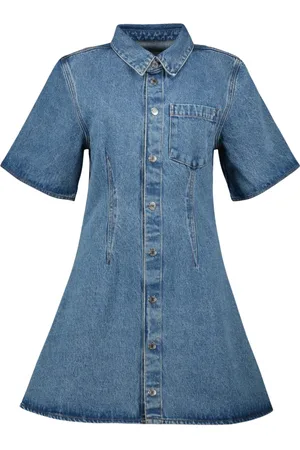 Ami Shirt Dresses, female, , S, Denim Shirt Dress Spring-Summer 2025