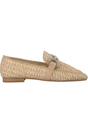 Alma en Pena Loafers, female, , 5 UK, Raffia mocasin