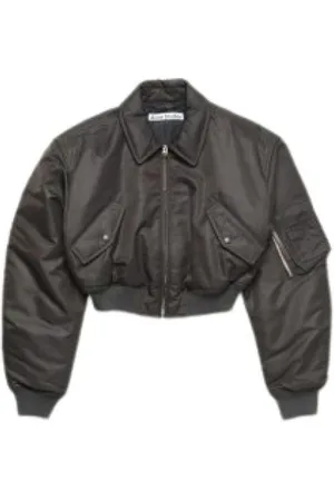 Acne Studios Bomber Jackets, female, , S, Anthracite Grey Bomber Jacket