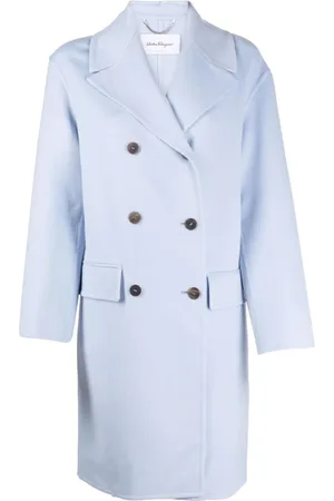 Salvatore Ferragamo Double-Breasted Coats, female, , XS, Double-Breasted Trench Coat