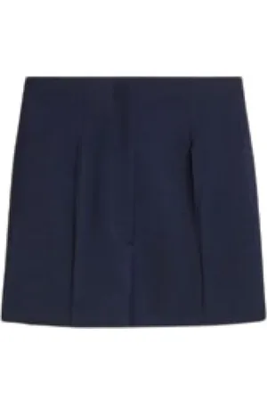 Sportmax Short Shorts, female, , S, High-waisted Wool Blend Canvas Shorts