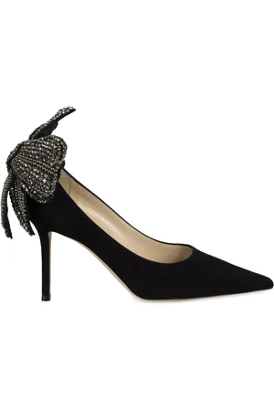 Jimmy Choo Pumps, female, , 3 UK, Rhinestone Bow Pointy Toe Stiletto Pumps