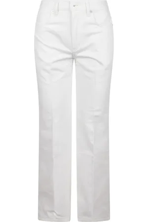 Jil Sander Flared Jeans with Pressed Crease