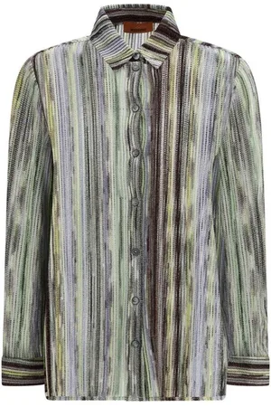 Missoni Shirts, female, , S, Iconic Pattern Shirt with Classic Collar