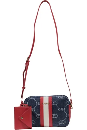 Liu Jo Cross Body Bags, female, , ONE SIZE, Blue Printed Shoulder Bag with Zip