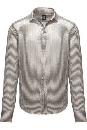 Bomboogie Striped Linen/Cotton Shirt