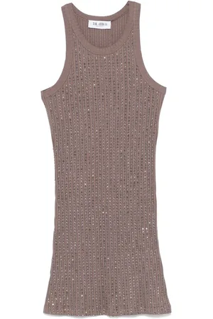 The Attico Knitted Dresses, female, , M, Crew Neck Knitted Dress