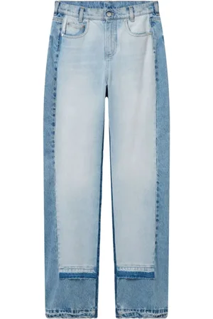 Stella McCartney Loose-fit Jeans, female, , W29, Contrast Panel Straight-Leg Jeans
