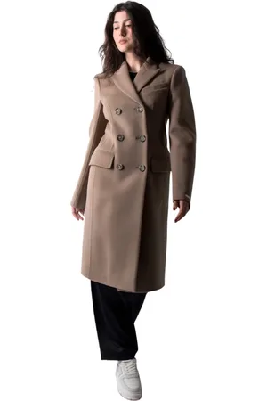 Sportmax Double-Breasted Coats, female, , S, Double-Breasted Coat