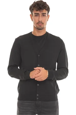 HUGO BOSS Cardigans, male, , 3XL, Buttoned Cardigan