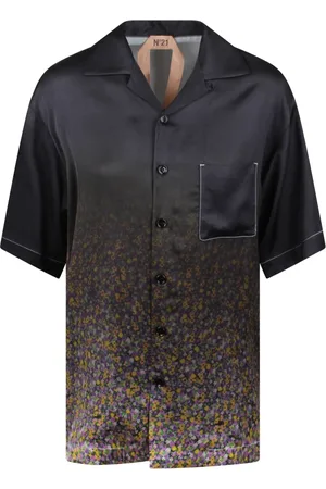 Nº21 Short Sleeve Shirts, female, , S, Shaded Pyjama-Style Shirt