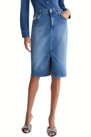 Liu Jo Mid-Length Denim Skirt