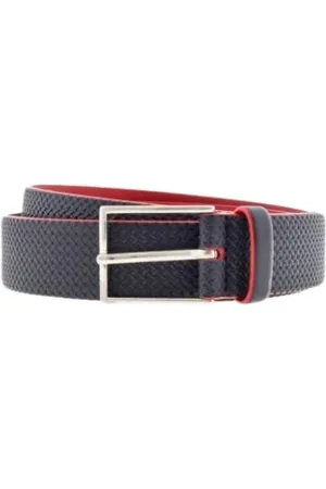Carolina Herrera Belts, male, , 95 CM, Braided Leather Belt