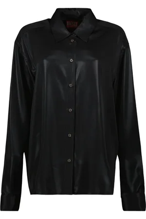Diesel Shirts, female, , S, Laminated Shirt