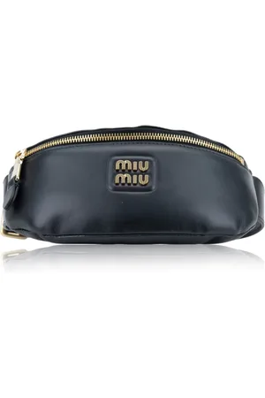 Miu Miu Belt Bags, female, , ONE SIZE, Leather Fanny Pack with Zipper