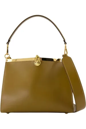 Etro Handbags, female, , ONE SIZE, Leather Shoulder Bag with Removable Strap