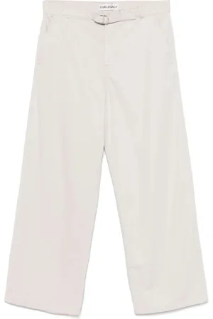 OUR LEGACY Straight Trousers, male, , M, D-Ring Belted Trousers
