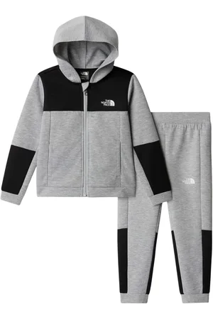 The North Face Grey Full Zip Kids Tracksuit