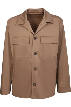 LARDINI Overshirt With Breast Pockets