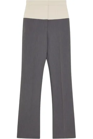 Patrizia Pepe Straight Trousers, female, , S, High-waisted color block trousers