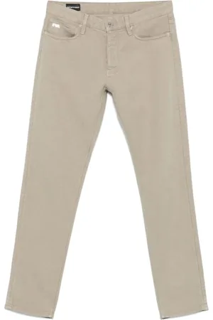 Emporio Armani Slim-fit Jeans, male, , W34, Dove Grey Jeans with Button Fly