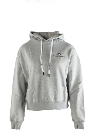 Chiara Ferragni Hoodies, female, , M, Cotton Hoodie