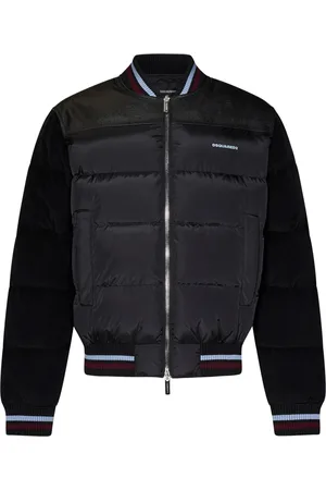 Dsquared2 Bomber Jackets, male, , L, Mixed Puffer Down Jacket