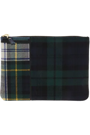Comme des Garçons Clutches, female, , ONE SIZE, Tartan Patchwork Pouch