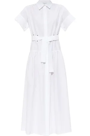Max Mara Shirt Dresses, female, , XS, Agoraio Belted Short-sleeved Midi Dress