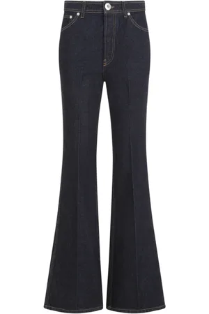 Lanvin Wide Leg Denim Trousers