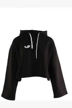 Chiara Ferragni Hoodies, female, , M, Cotton Hoodie