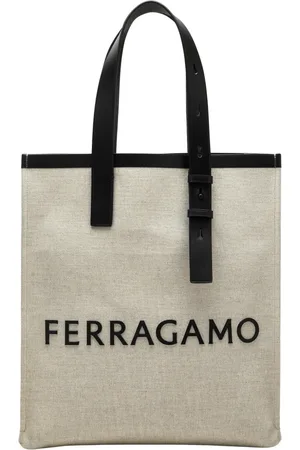 Salvatore Ferragamo Tote Bags, male, , ONE SIZE, Medium Hand Tote Bag